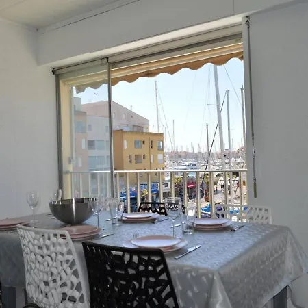 T2 6 Pers, Cap D'agde, Parking Prive, 800m Plage - Fr-1-249-190 Агд